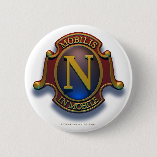 Schild des Nautilus-N durch David McCamant Button (Vorderseite)