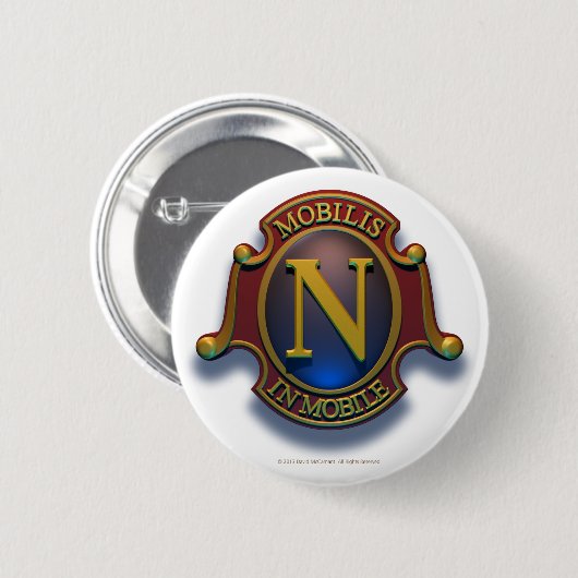 Schild des Nautilus-N durch David McCamant Button (Vorne & Hinten)