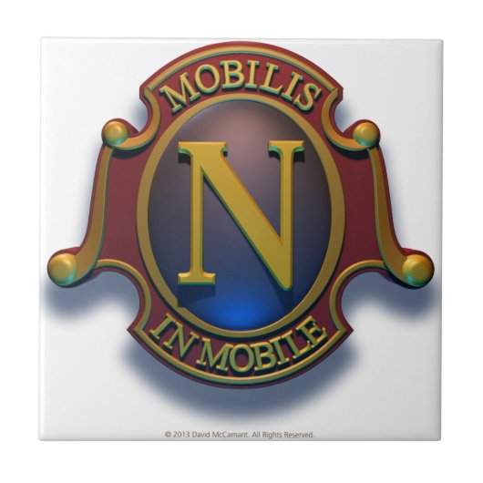 Schild des Nautilus-N durch David McCamant Fliese (Vorderseite)