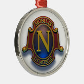 Schild des Nautilus-N durch David McCamant Ornament Aus Metall (Rechts)