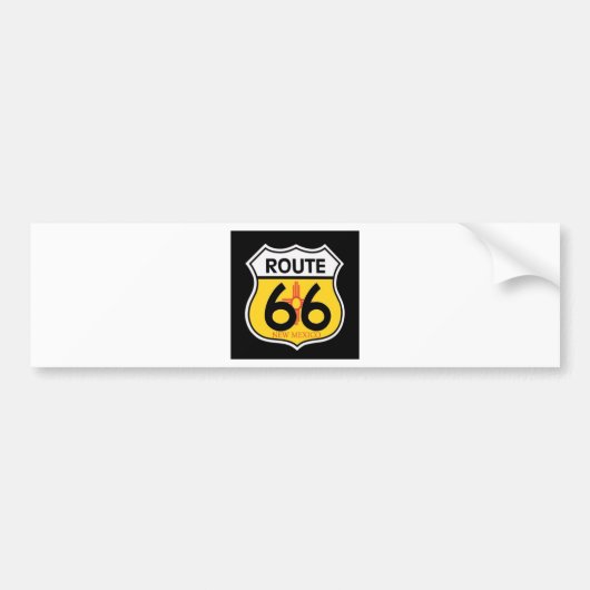 Schild des New Mexiko-Weg-66 Autoaufkleber (Vorne)