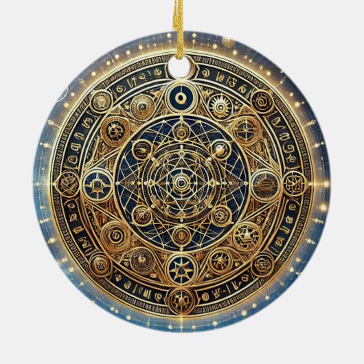 Schild des Schutzschildes durch ej gold Keramik Ornament (Hinten)