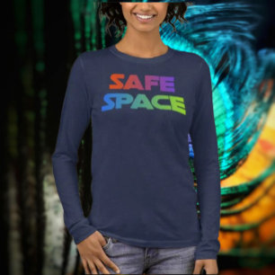 Schild des Stolzes Langarm Tri-Blend Shirt