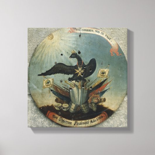 Schild eines preußischen Offiziers, 1764 (Vorderseite)