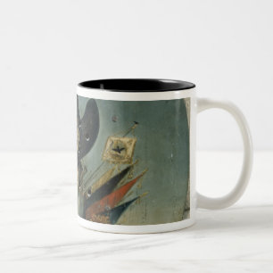 Schild eines preussischen Offiziers, 1764 Zweifarbige Tasse