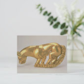 Schild-Emblem in Form eines Panters Postkarte (Stehend Vorderseite)