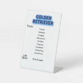 Schild für das Erdgeschoss, 4" x 6" (Vorderseite)