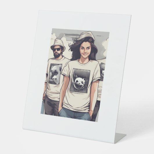 Schild für das Erdgeschoss, 4" x 6" (Vorderseite)