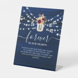 Schild für das Hochzeitsdenkmal