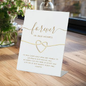 Schild für das Hochzeitsdenkmal