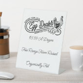 Schild für das örtliche Hühnereier (In SItu)