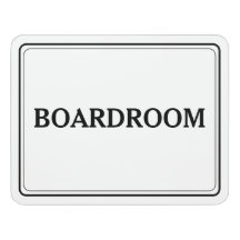 Schild für das Vorstandssekretariat