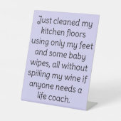 Schild für den Schreibtisch der Mama (Vorderseite)