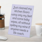 Schild für den Schreibtisch der Mama (In SItu)