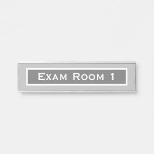 Schild für die Tür des Zahnarztuntersuchungszimmer