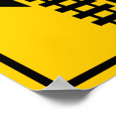 Schild für die überquerte Strecke (Ecke)