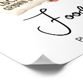 Schild für einheimische Babyduschennahrung (Ecke)