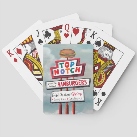 Schild für Fast Food Spielkarten (Rückseite)