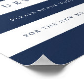 Schild für Hochzeitsgäste im Gästebuch (Ecke)