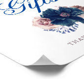 Schild für Hochzeitskarten und Geschenkgutscheine  (Ecke)