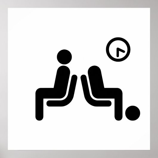 Schild für lange Wartezeit (Vorne)