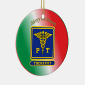 Schild für Physiotherapeuten Keramikornament (Rechts)