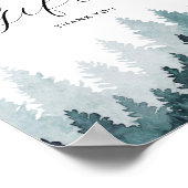 Schild für rustikale Waldkrebse und Geschenke (Ecke)