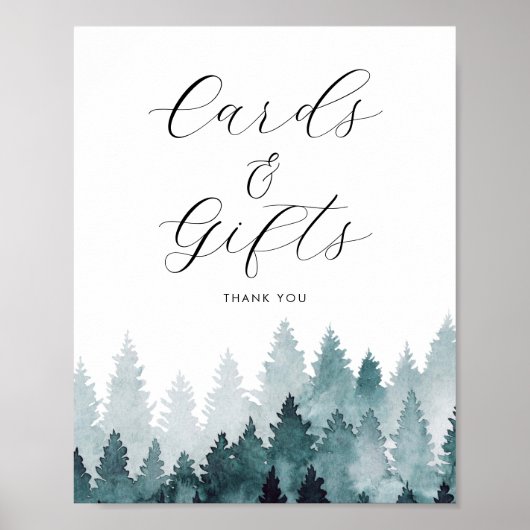 Schild für rustikale Waldkrebse und Geschenke (Vorne)