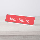 Schild für Schreibtisch, Standard (2" x 8"), Silbe (Vorderseite )