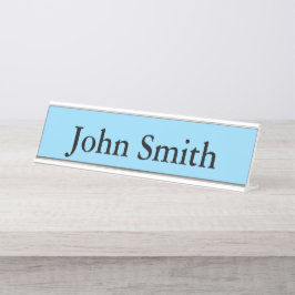 Schild für Schreibtisch, Standard (2" x 8"), Silbe