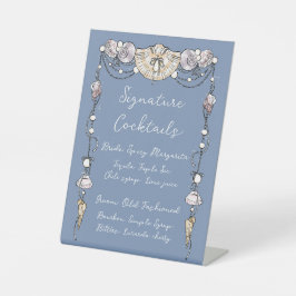 Schild für Signature-Cocktails