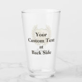 Schild Glas (Rückseite)