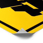 Schild "Hill" oder "Steep Grade" (Ecke)