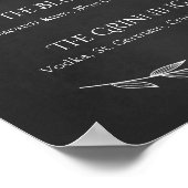 Schild Hochzeit - Signature Cocktail Chalkboard Ze (Ecke)