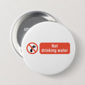 Schild 'Kein Trinkwasser' Button (Vorne & Hinten)