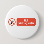 Schild 'Kein Trinkwasser' Button (Vorderseite)