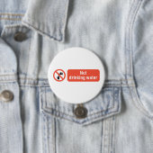 Schild 'Kein Trinkwasser' Button (Beispiel)