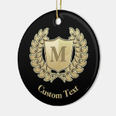 Schild Keramik Ornament (Links)