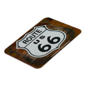Schild-Magnet der Route 66 Magnet (Linke Seite)