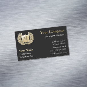 Schild Magnetische Visitenkarte