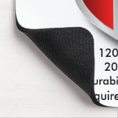 Schild-Mausunterlage Mousepad (Ecke)