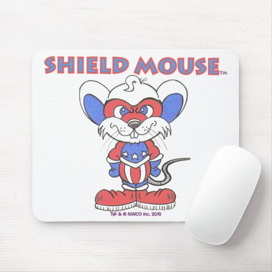 SCHILD-Mausunterlage Mousepad (Mit Mouse)