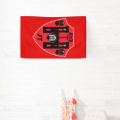 Schild mit anpassbaren Rittern (InSitu)