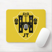 Schild mit anpassbaren Rittern Mousepad (Mit Mouse)