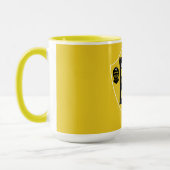 Schild mit anpassbaren Rittern Tasse (Links)