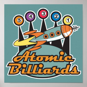 Schild mit atomaren Rückgrat