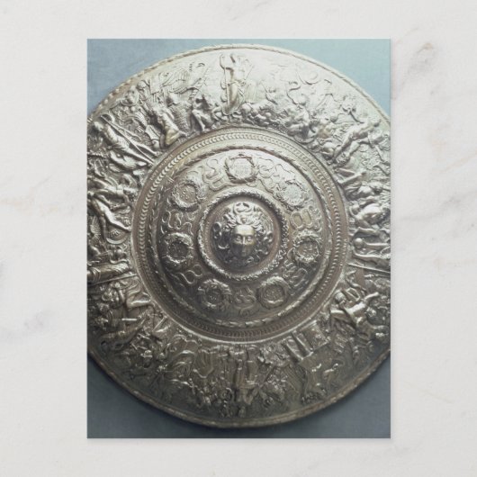 Schild mit dem Kopf von Medusa, 1552 Postkarte (Vorderseite)