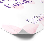 Schild mit der Rezeptionskarte platzieren (Ecke)