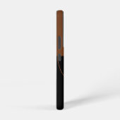 Schild mit durchkreuzten Schwertern auf braun Samsung Galaxy Hülle (Rechte Seite)