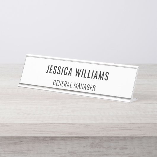 Schild mit individuellem Namen | Personalisiertes (Vorderseite )